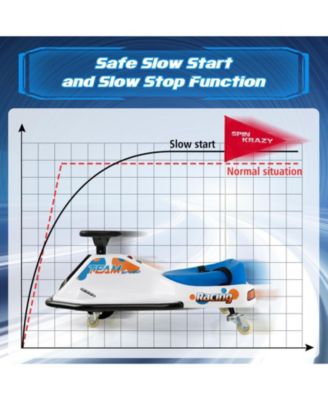 24V Electric Drifting Go Kart for Kids with 360° Spin Wireless Connection