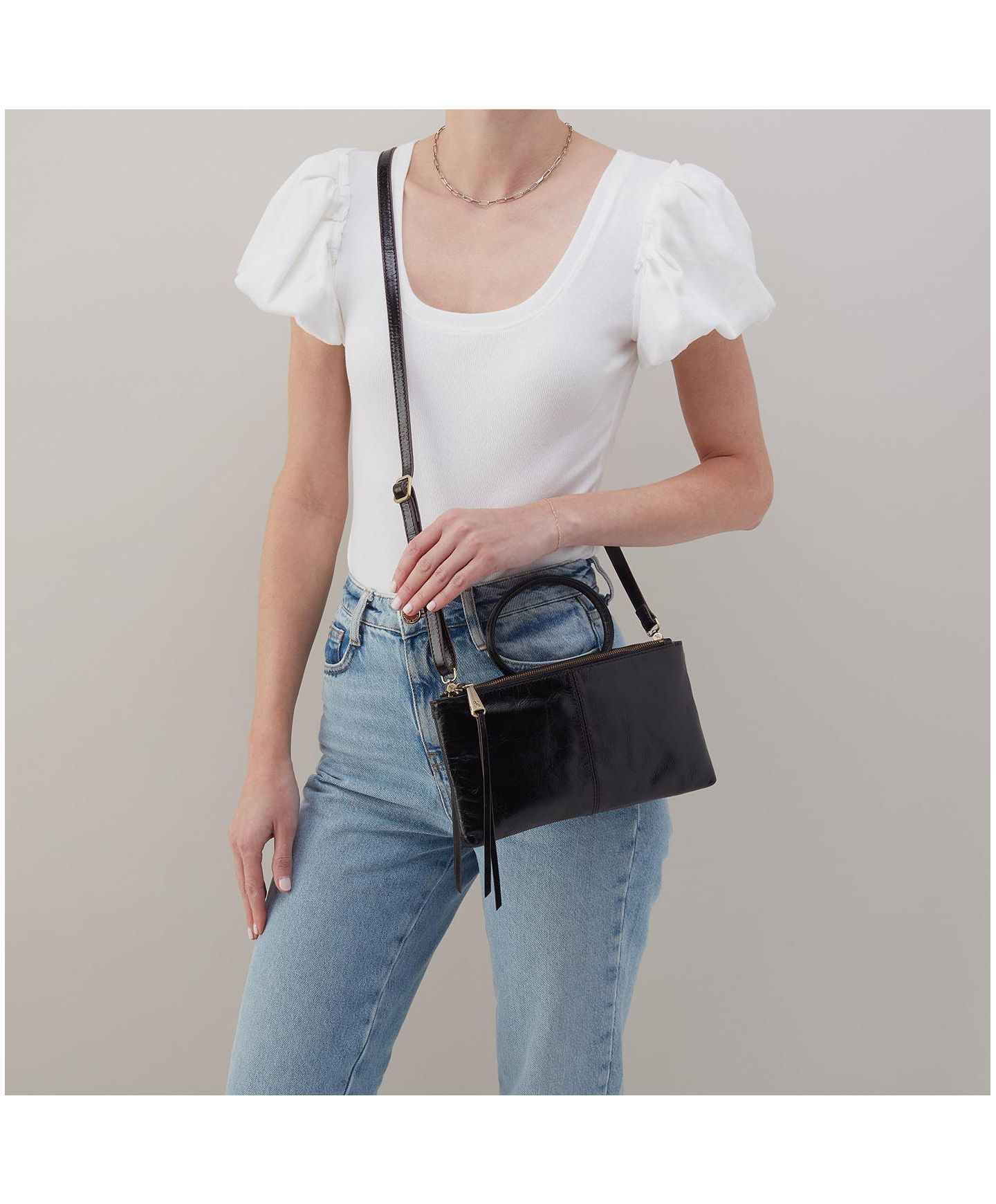 Женская сумка HOBO Sable Crossbody, цвет: Чёрный — фото 4