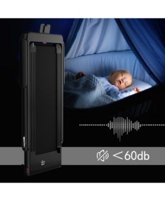 2.25HP 2-in-1 Folding Treadmill with APP and Remote Control Speaker