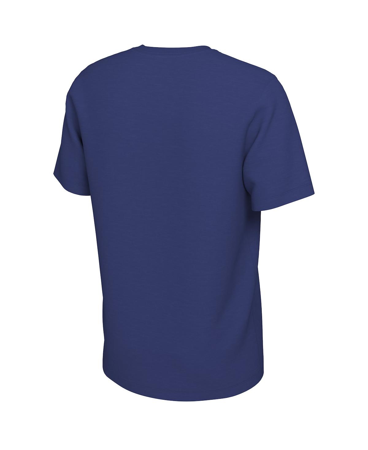 Nike Men's And Women's Rush Blue New York Knicks 2025 Nba Playoffs On-court Mantra T-shirt