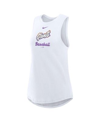 Women's White San Francisco Giants 2025 City Connect Tri-Code High Neck Performance Tank Top