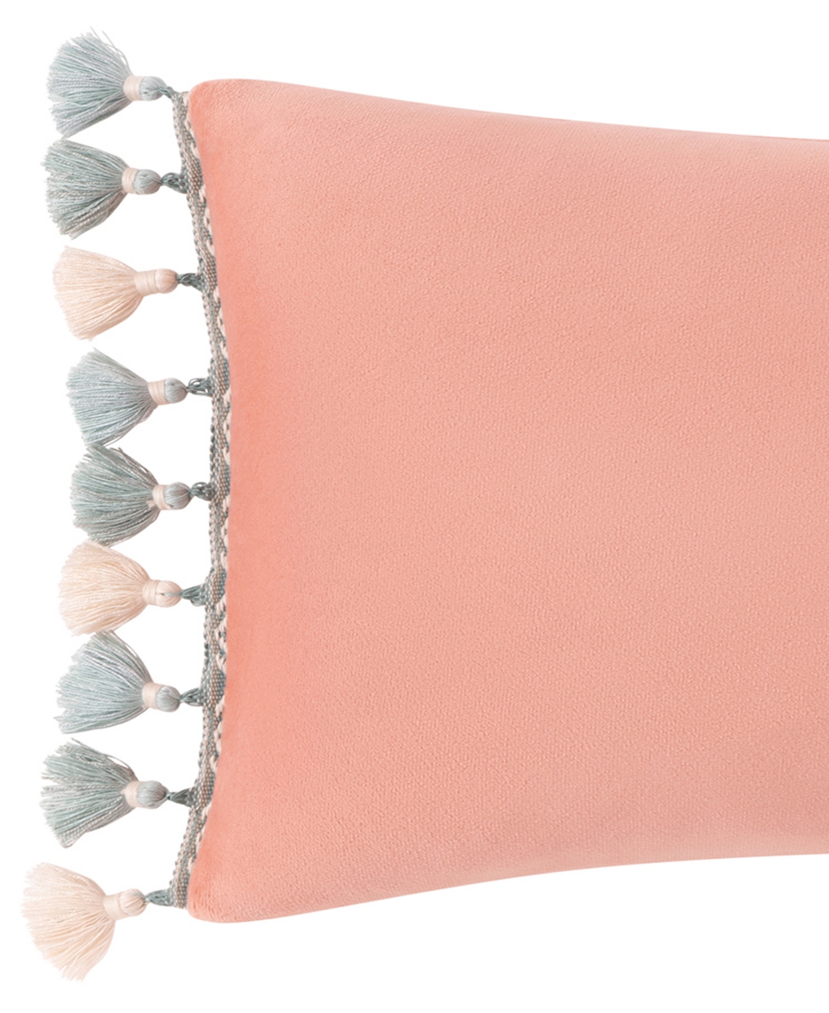 Rose Tree Komodo Velvet Boudoir Pillow With Tassels