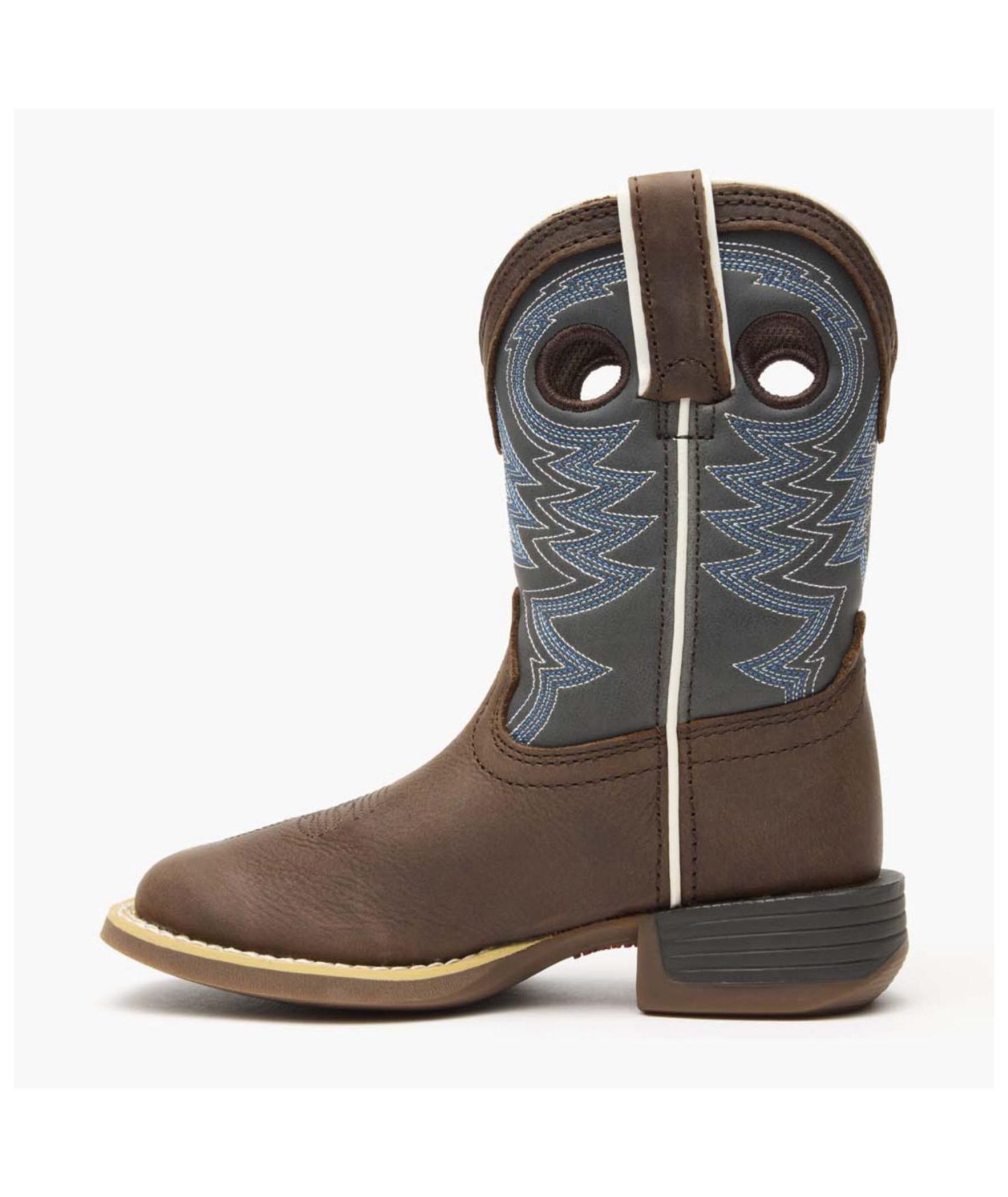 Детские ботинки Durango Lil' Rebel Pro Blue Western, цвет: Коричневый / Синий — фото 5