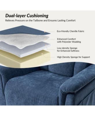 Embrace Traditional Power Lift Recliner with Heat and Massage