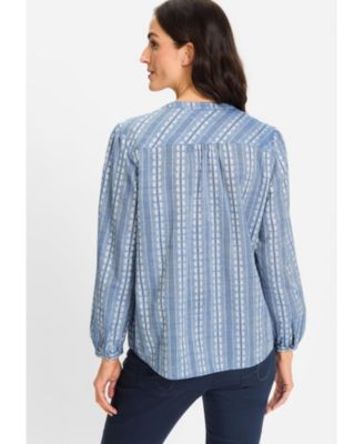 Women's Prairie Floral Embroidered Tunic