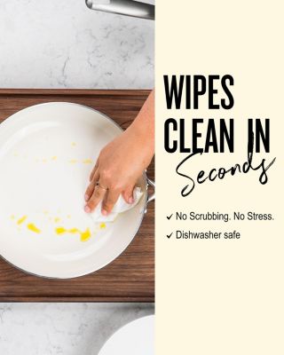 Mobi Nonstick Ceramic Cookware Set 8-Piece Set - Easy to Clean, Oven Safe and Made without PFAS, PFOA & PTFE