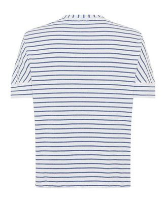 Women's Paisley Denim and Stripe T-Shirt