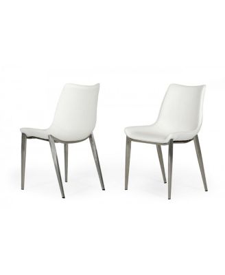 Modern Faux Leather Dining Chairs Set of 2 for Stylish Home Dining