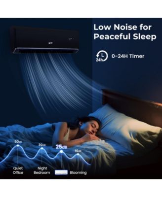 12000 BTU 22 SEER2 208-230V Wifi Enabled Mini Split Air Conditioner and Heater White