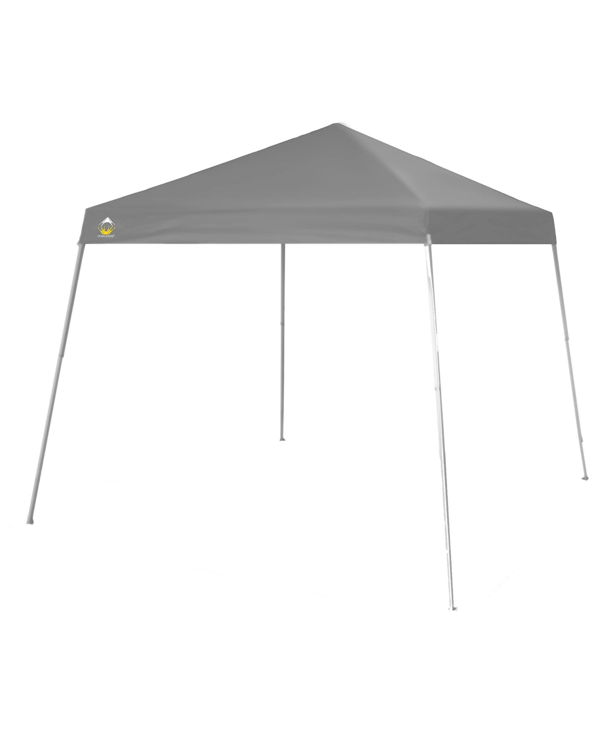 10' x 10' Base 8' x 8' Top Instant Pop Up Canopy w/Carry Bag, Gray