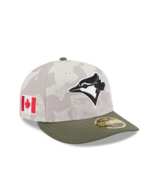 Men's Light Beige/Olive Toronto Blue Jays 2025 Armed Forces Day Low Profile 59FIFTY Fitted Hat
