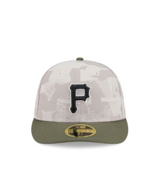 Men's Light Beige/Olive Pittsburgh Pirates 2025 Armed Forces Day Low Profile 59FIFTY Fitted Hat