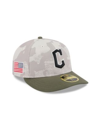 Men's Light Beige/Olive Cleveland Guardians 2025 Armed Forces Day Low Profile 59FIFTY Fitted Hat