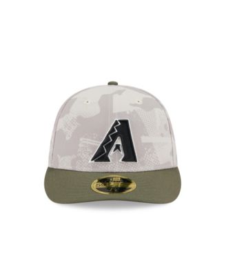 Men's Light Beige/Olive Arizona Diamondbacks 2025 Armed Forces Day Low Profile 59FIFTY Fitted Hat