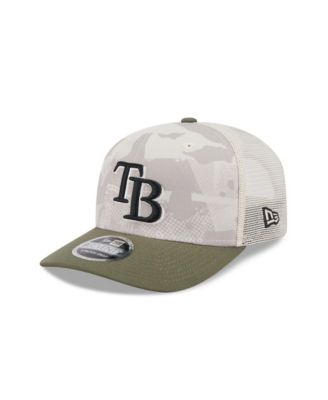 New Era - Men's Light Beige/Olive Tampa Bay Rays 2025 Armed Forces Day 9SEVENTY Adjustable Hat