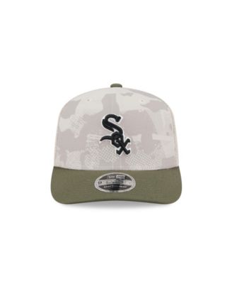 Men's Light Beige/Olive Chicago White Sox 2025 Armed Forces Day 9SEVENTY Adjustable Hat