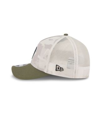 Men's Light Beige/Olive San Diego Padres 2025 Armed Forces Day 9FORTY M-Crown A-Frame Adjustable Hat