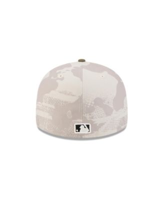 Men's Light Beige/Olive Los Angeles Dodgers 2025 Armed Forces Day 59FIFTY Fitted Hat