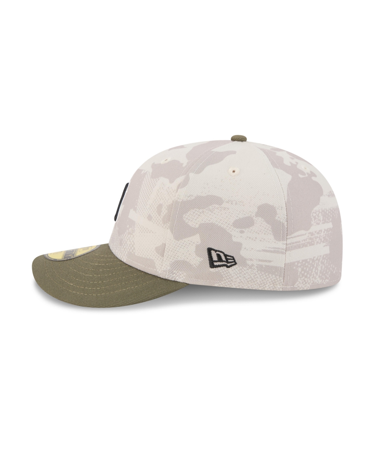 New Era Men's Light Beige/olive Detroit Tigers 2025 Armed Forces Day 59fifty Fitted Hat