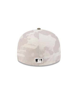 Men's Light Beige/Olive Chicago White Sox 2025 Armed Forces Day 59FIFTY Fitted Hat