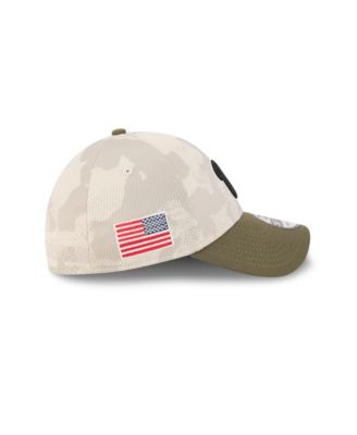 Men's Light Beige/Olive Washington Nationals 2025 Armed Forces Day 39THIRTY Flex Hat