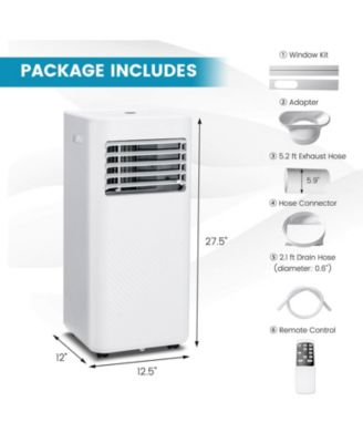10000 BTU Portable Air Conditioner with 4 Modes