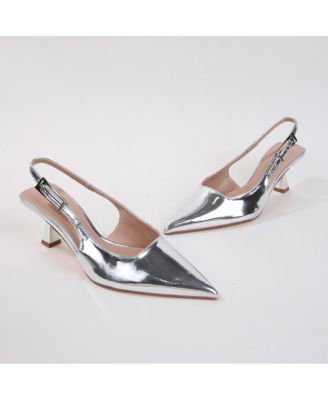 Cassandra Slingback Kitten Heels