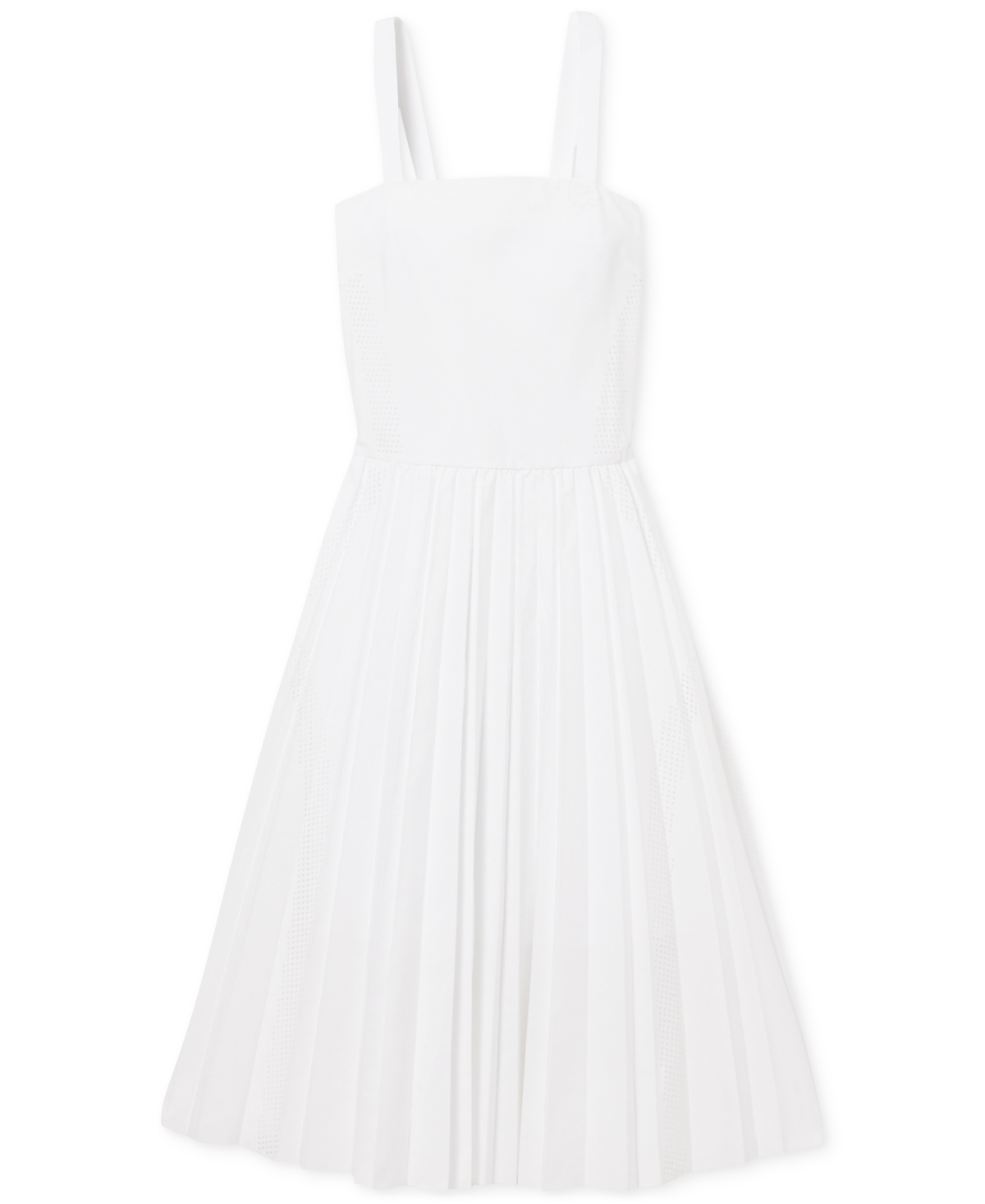 Women's Pleated Midi Dress - Navy