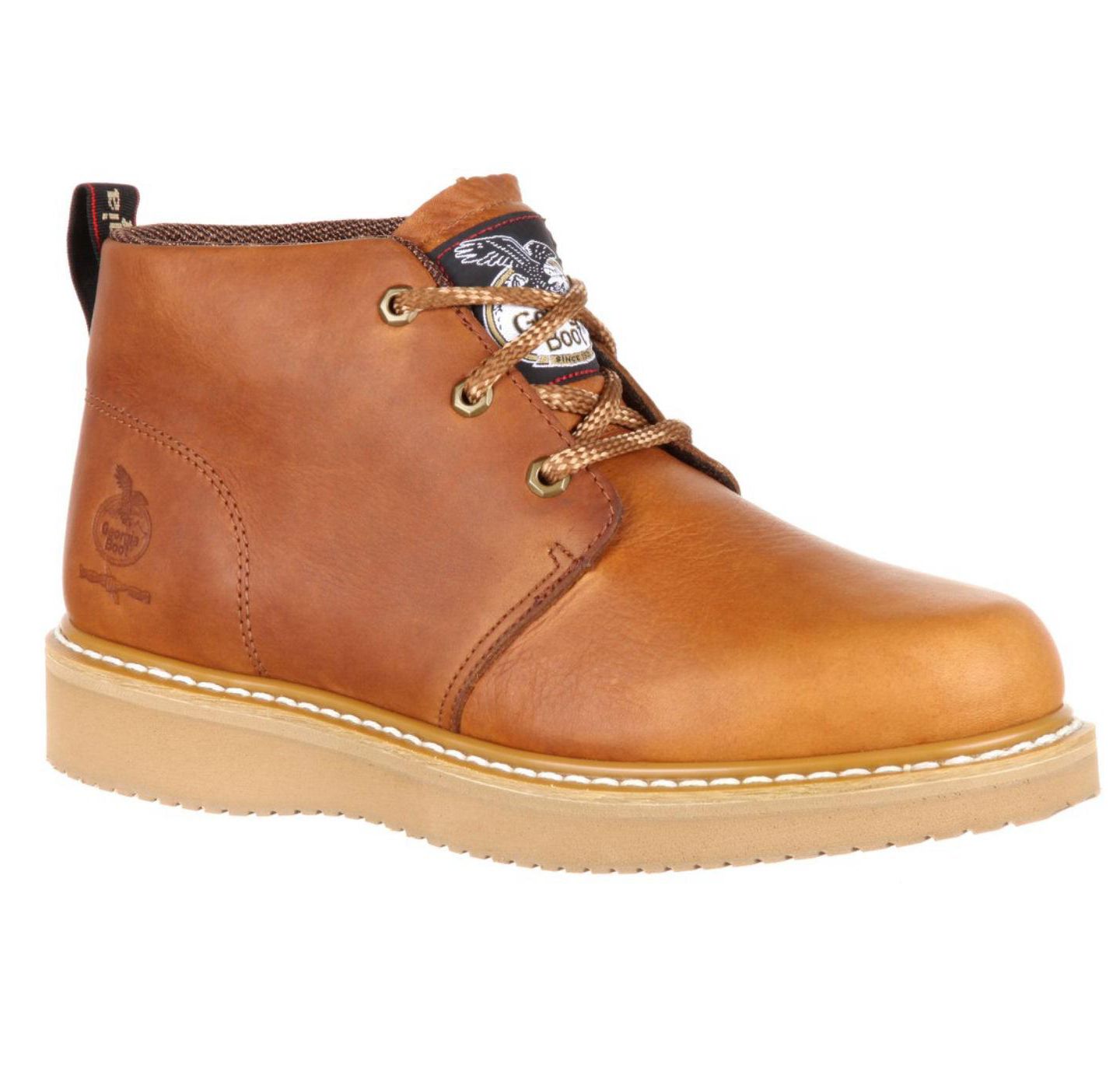 Мужские ботинки GEORGIA BOOT Wedge Chukka Work Boot, цвет: Золотой — фото 1