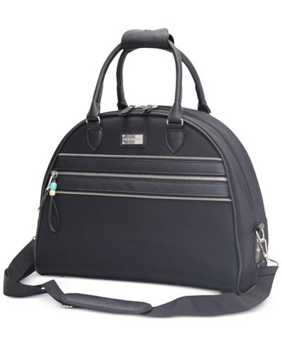 CLOSEOUT! 65% OFF Steve Madden Patchwork Dome Satchel, Only at Macy's