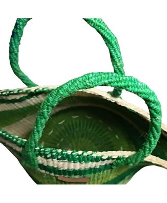 Hand Woven Sisal Market Bag with Handles