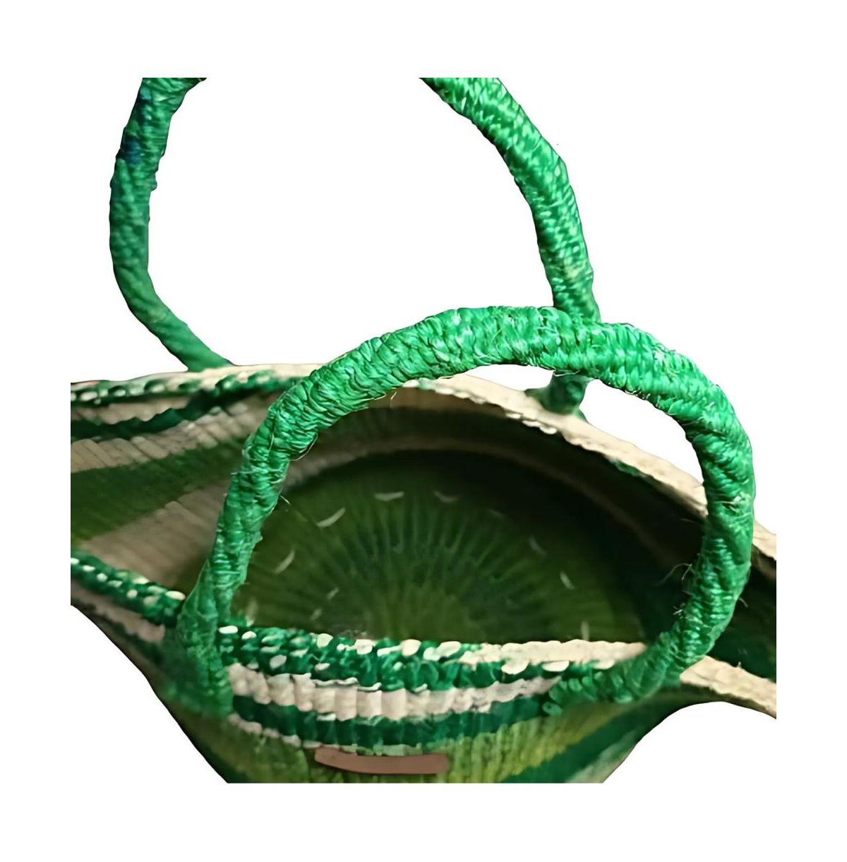 Hand Woven Sisal Market Bag with Handles