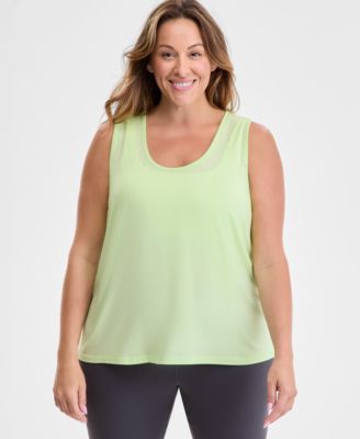 ID Ideology - Plus Size Relaxed Racerback Tank Top