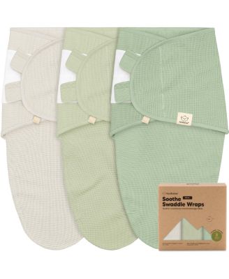 3pk Soothe Wren Swaddle Sleep Sacks, Newborn Swaddles Wrap 0-3 Months, Soft Baby Wearable Blanket