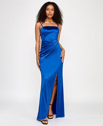 macy's blue dress Naomi | Colorful Outfits & Work Wear | 1, 2, 3 Beautiful Blues Type Macy's to Shop these dresses for spring and summer! Tiered Chiffon Maxi Dress, Mini Shift Whether you are missing something modern Royal Blue Bodycon Dress -