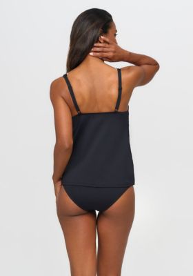 Women's Scalloped Underwire Tankini Swimsuit Top