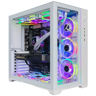 SET Gaming pc - Liquid Cooled AMD Ryzen 7 7800X3D 4.2GHz 8-Core, 64GB DDR5 Memory, GeForce RTX 5070 Graphics, 2TB SSD, 6TB HDD, WiFi, Win 11 Home