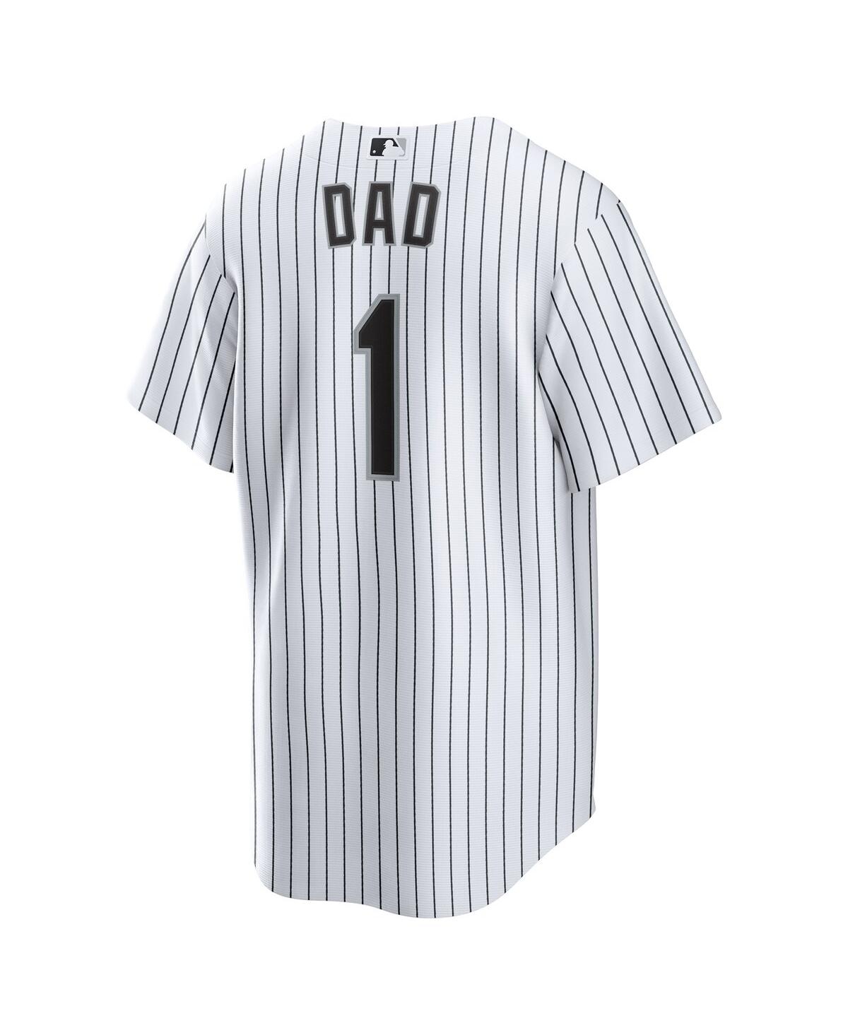 Nike Men's White Chicago White Sox 1 Dad Home Replica Jersey