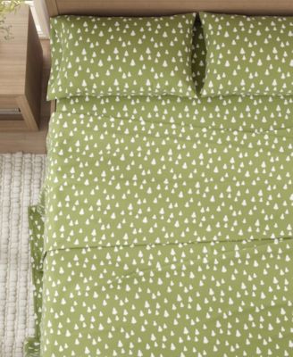 Lodge Print Ultra-Soft Turkish Cotton Flannel Sheet Set