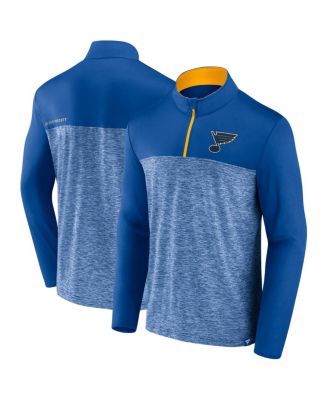 Fanatics - Men's Blue St. Louis Blues Iconic Defender Quarter-Zip Jacket