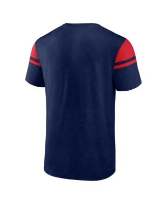 Men's Navy New England Patriots Old School Play Slub T-Shirt