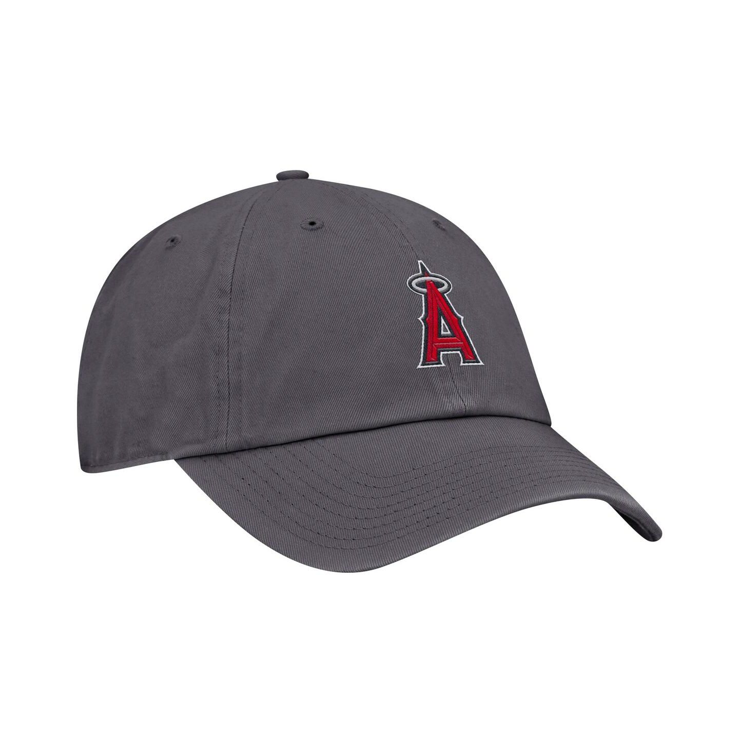 Мужская кепка Nike Gray Los Angeles Angels Club Adjustable Hat — фото 2