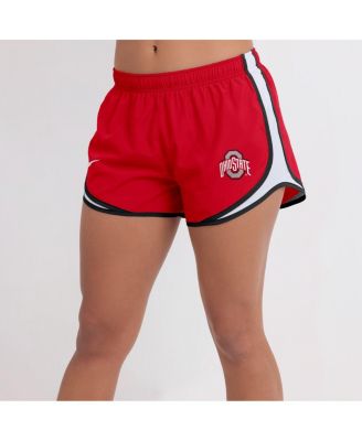 Women's Red Ohio State Buckeyes Spring Break Tempo Performance Shorts