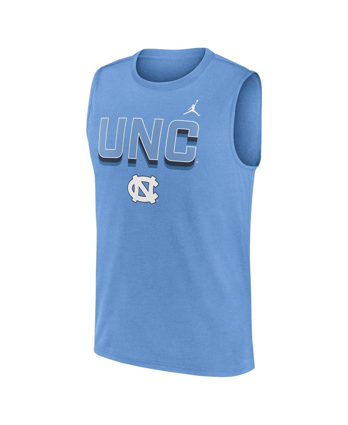 JORDAN MEN'S CAROLINA BLUE NORTH CAROLINA TAR HEELS PRIMETIME TRICODE LEGEND PERFORMANCE TANK TOP 