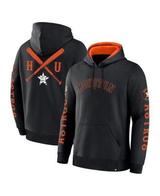 Fanatics - Men's Black Houston Astros Big City Legacy Fleece Pullover Hoodie