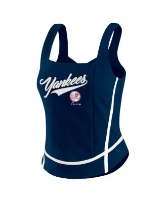 Women's&nbsp;Navy New York Yankees Square Neck Tank Top