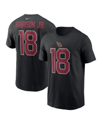 Nike - Men's Marvin Harrison Jr. Black Arizona Cardinals Player Name Number T-Shirt