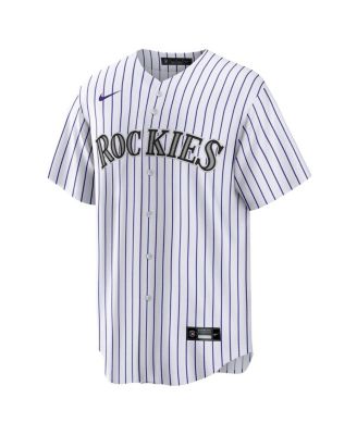 Men's Brenton Doyle White Colorado Rockies Home Replica Jersey