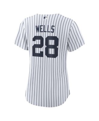Women's Austin Wells White New York Yankees Home Replica Jersey
