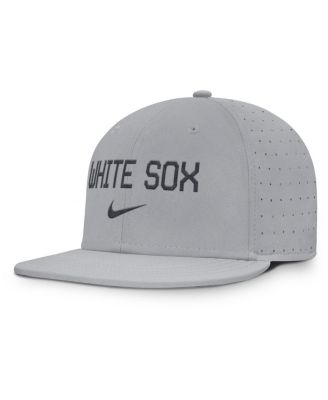 Men's Gray Chicago White Sox True Performance Fitted Hat